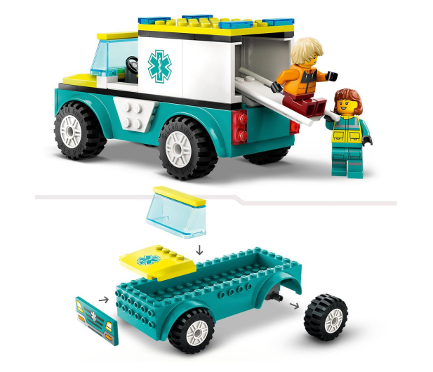 LEGO City 60403 Karetka i snowboardzista - 1202605 - zdjęcie 3